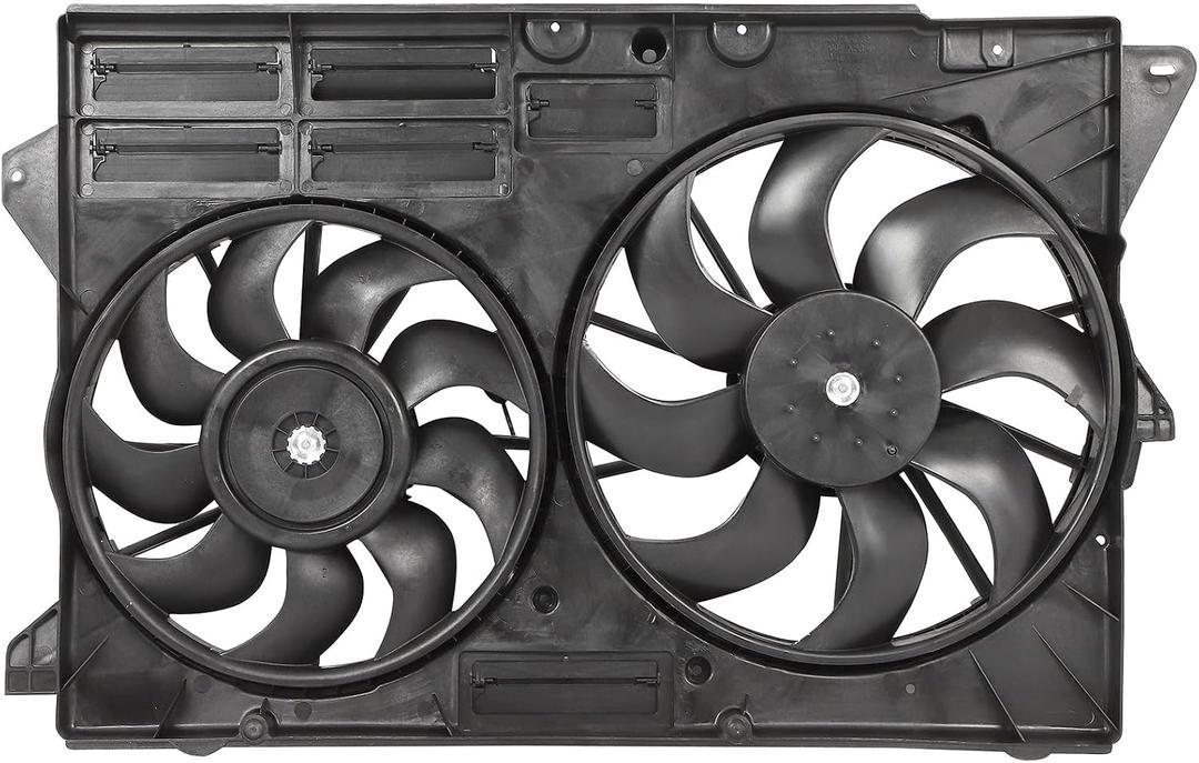 SCITOO Cooling Fan Assembly Replacement for 2016-2019 for Ford for Explorer 2.3L 2013-2019 for Ford for Explorer 3.5L 2014-2019 for Ford for Police Interceptor Utility 3.5L Replace 621539