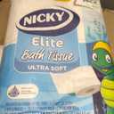 Nicky Elite Toilet Paper with Recyclable Paper Packaging, 36 Ultra Soft Mega Rolls = 144 regular rolls