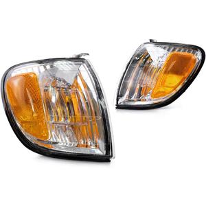 For Toyota Tundra Signal Light Assembly 2000 01 02 03 2004 Pair Driver and Passenger Side Regular/Access Model Replacement For TO2530135, TO2531135 | 81520-0C010, 81510-0C010