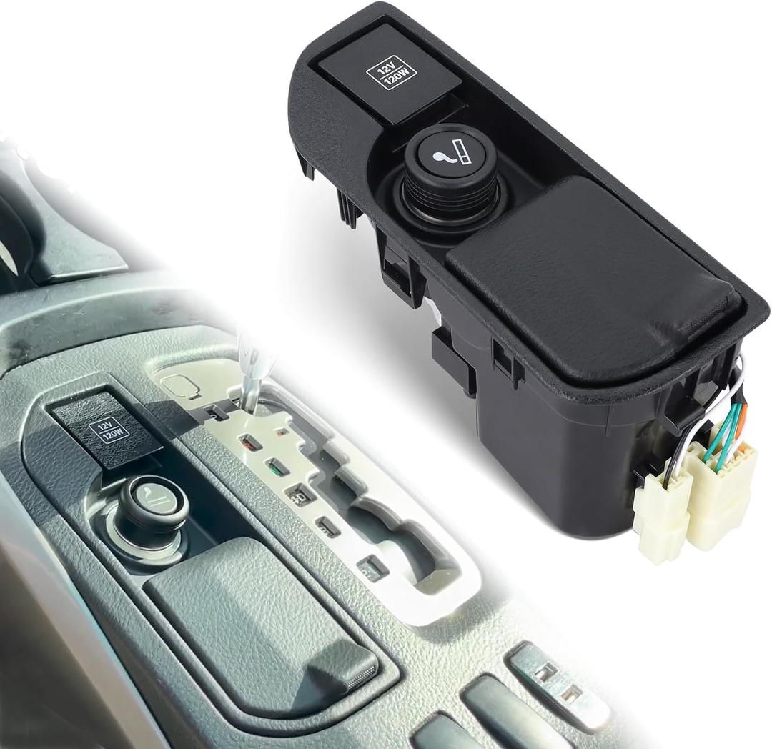 Ashtray & Cigarette Lighter Smoker Kit Center Console Compatible with 2003 2004 2005 2006 2007 2008 2009 Toyota 4Runner Car Cigarette Lighter 120W 12V Car Charger USB Replace#7411035010B0