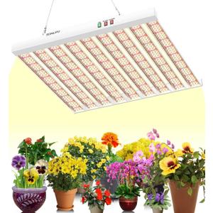 2024 New SPF4000 400W LED Grow Light 5x5ft Coverage with New Diodes & IR Lights Full Spectrum Veg Bloom Growing Lamps for Indoor Plants Seeding Flower Led Plant Light Fixture, Size: 400