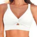 Women Underwire Bikini Top Only - Push Up Swimsuit Top Large Bust Bathing Suit Tops 2025 Supportive Swim Tops (Medium, White)
