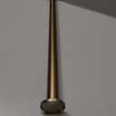 Ivilon Tension Curtain Rod - Spring Tension Rod for Windows or Shower, 24 to 36 Inch. Warm Gold