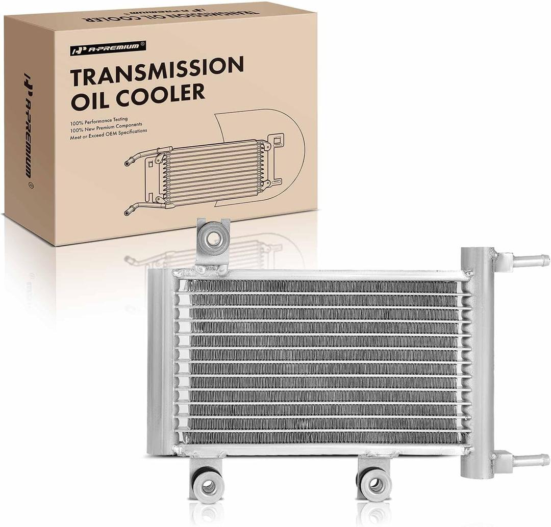A-Premium Automatic Transmission Oil Cooler Compatible with Nissan Rogue 2008-2013, Rogue Select 2014-2015 2.5L, Replace# 21606JM01A