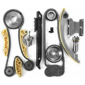 2.4 Timing Chain Kit Ecotec Compatible with Chevy Equinox Traverse Malibu Replaces OE# 9-4201S, 12680750, 94201S 9-4201SX 94201SX 12680750 Guides Tensioner & Sprockets Included