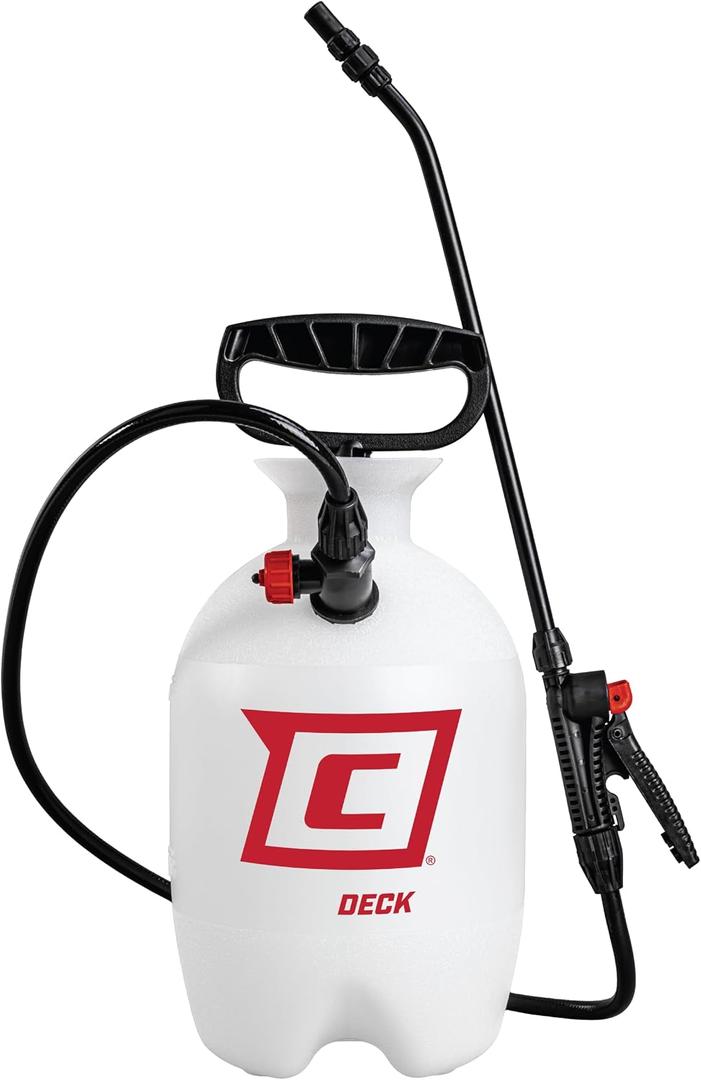 CHAPIN 25012 1-Gallon Clean 'N Seal Poly Deck Sprayer for Deck Cleaners and Transparent Stains and Sealers, 1-Gallon (1 Sprayer/Package)