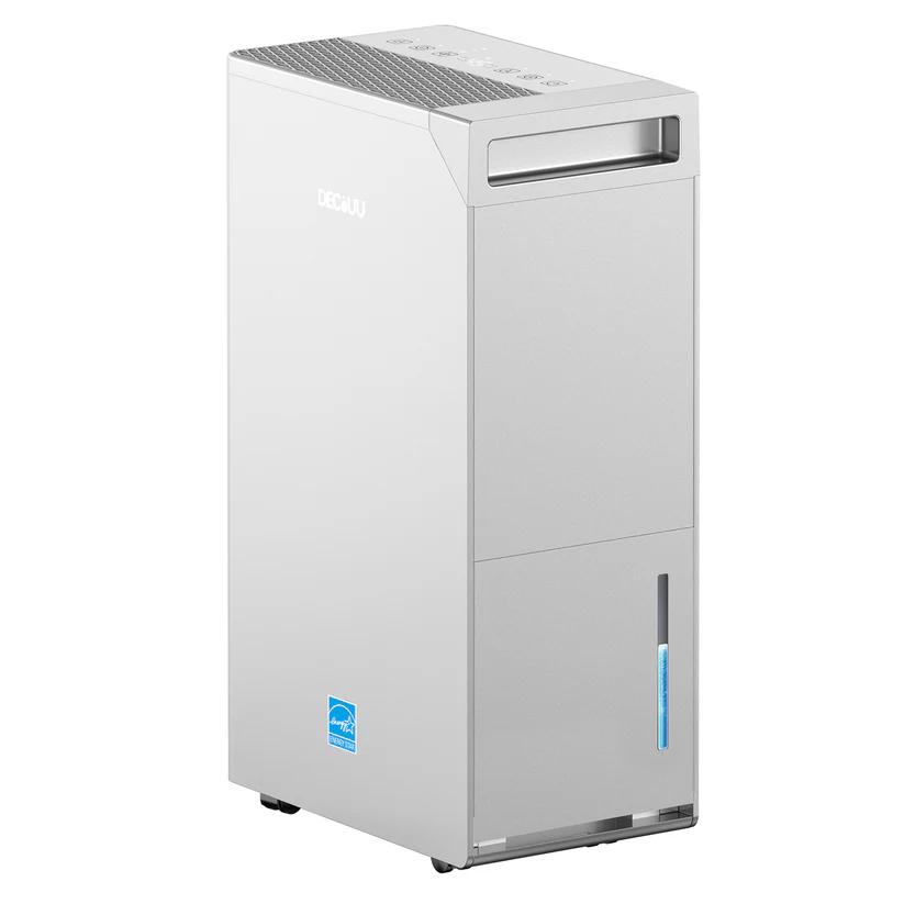 DECIUU 5000 Sq.Ft Energy Star Most Efficient 2024 Dehumidifier,Max 100 Pint (Standard 70 Pint) Dehumidifier for Basement with Drain Hose,Intelligent Humidity Control for Home Bathroom Garage Bedroom