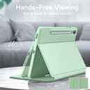 JETech Case for Samsung Galaxy Tab S10 Lite / S10 FE / S9 FE 10.9-Inch with S Pen Holder, Slim Folio Stand Protective Tablet Cover, Multi-Angle Viewing (Mint)