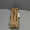 Art3d Natural Bamboo Wall Panel for Interior Wall Decor, Renewable Pole Wrap Wainscoting Paneling for Wall Ceiling Furniture Cabinet Office, 12 x 96 Inch - Carbonized, 1-Pack