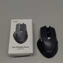 acer Wireless Mouse for Laptop, 2.4GHz Computer Mouse 3 Adjustable DPI Office Cordless USB Mice with USBA Receiver, 6 Buttons, 1600 DPI, Medium to Large Sized Hands Compatible with PC, Laptop, Desktop (Black)