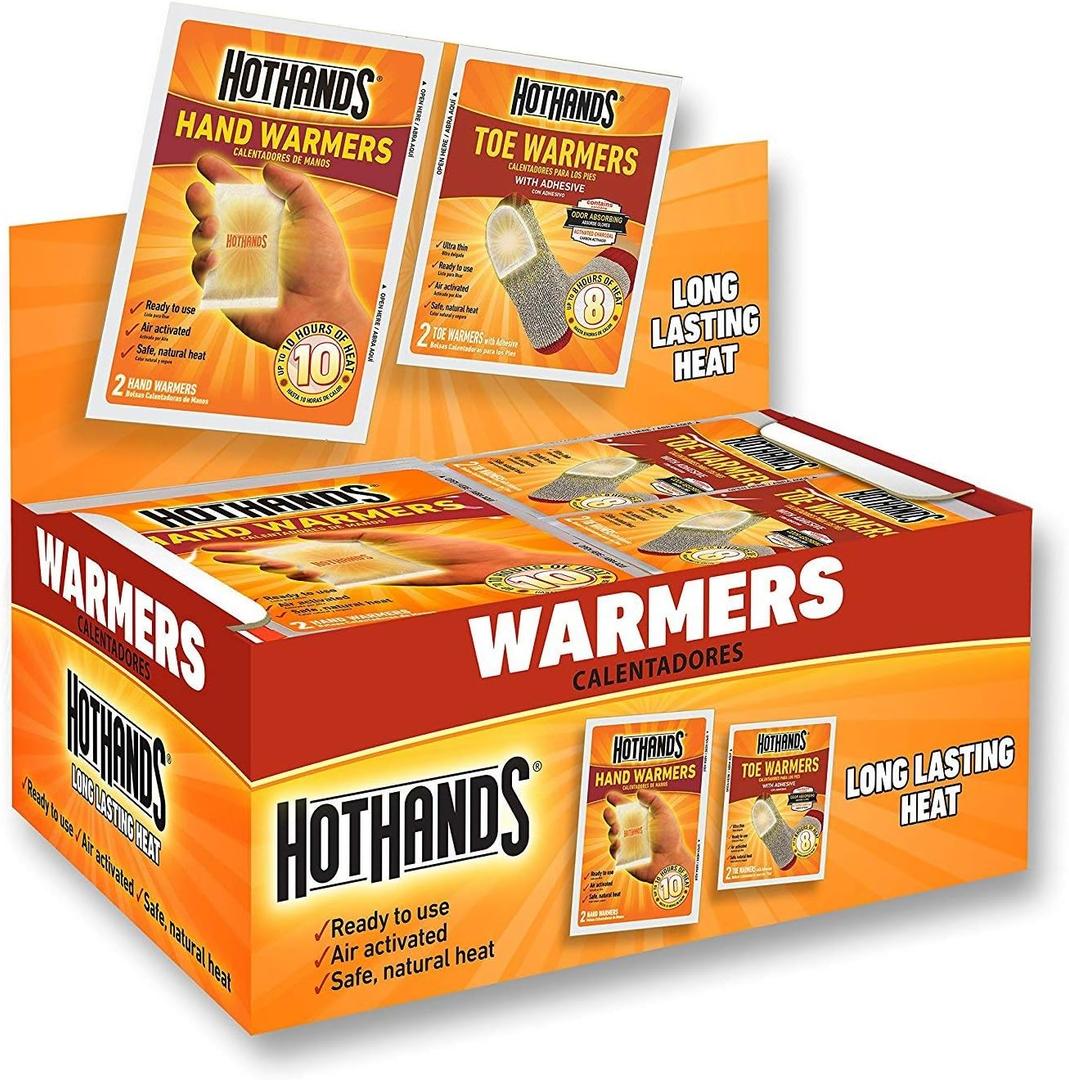 HotHands Hand + Toe Warmers (20 Hand + 20 Toe Warmers)