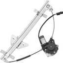 Obaee 741-598 Rear Left Driver Side Power Window Regulator with Motor Compatible with Dodge Durango 1998-2003 Sport Utility/Dodge Dakota 2000-2004 Pickup