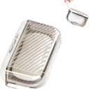 Travel Soap Case Soap Holder Bar,Soap Dish Travel Plastic Soap Dish for Shower Container(Beige)
