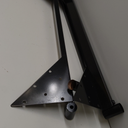 Panel Cart 2in1 Drywall Cart 38" x 24" Platform Truck 2500 lbs Capacity Flatbed Cart with 1Front and 3 Side Handrails& Swivel Casters