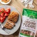 NOW Foods, Organic Pecans, Raw, Unsalted, no added oils, 10 oz (EXP 07/01/26)