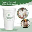 Coffee Cups 12 oz 300 Pack, 12 oz Paper Cups, Hot Beverage Drinking Cups, White Paper Hot Disposable Coffee Cups, Suitable for Party, Picnic, Travel, and Events