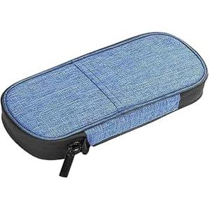 Diabetic Supplies Organizer Bag, Insulated Portable Case with Heavy-Duty Zipper and Pen Holder