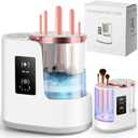 3 IN 1 Electric Makeup Brush Cleaner & Dryer Machine with Automatic Cleaning and Drying Functions, Portable USB Design with Smart Touch Controls for Makeup Brushes, Perfect Gift for Makeup Lovers