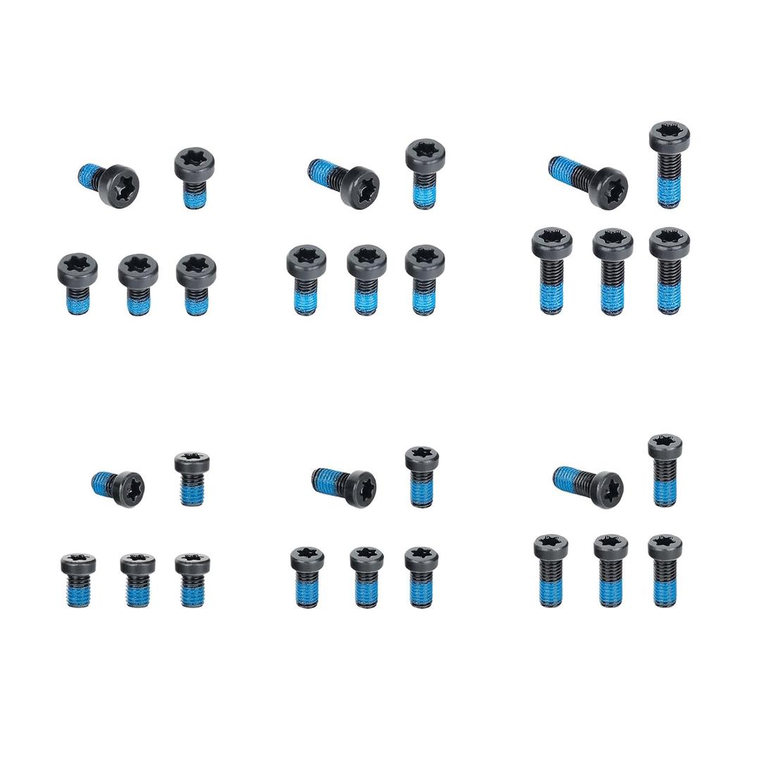 ohhunt Screw Set 30 Pcs for Mount and Plates Include #6-48 Screw and #8-40 Screw in 6mm/8mm/10mm Length 5 in Each Set T15 Torx (Standard Cap Head)