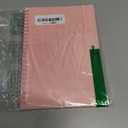 Asten Daily Undated Planner - To Do List Notebook With Hourly Schedule and Spiral Appointment Book for Men and Women, ADHD Work Planner With Inner Pocket, 8.3"x5.8", Pale Pink