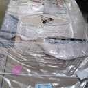 Rubbermaid Resin Outdoor Storage Shed With Floor (7 x 3.5 Ft.) Weather Resistant Brown/Grey Organization for Home/Lawn Mower/Backyard Equipment/Bike Storage/Pool Supplies