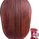 Stand Mixer Mat Compatible with Kitchenaid Bowl Lift 5-8 Qt Stand Mixer Kitchenaid Mixer Accessories, Appliance Sliders for Kitchen Appliance Wood Sliding Tray for Stand Mixer (Brown)