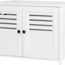 Dinzi LVJ 80cm. Cat Litter Box Enclosure, White