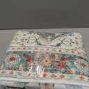 Vintage Rugs for Entryway, 2x4 Washable Low Pile Rug, Small Front Door Non-Slip Area Rug for Kitchen, Throw Rugs with Rubber Backing, Soft Boho Indoor Entrance Bedroom Entry Carpet mat (Cream/Green)