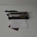 Vacuum Sealer Machine Powerful 90Kpa Precision 6-in-1 Compact Food Preservation System with Cutter, 2 Bag Rolls & 5 Pre-cut Bags, Widened 12mm Sealing Strip, Dry&Moist Modes (Silver) (Silver)