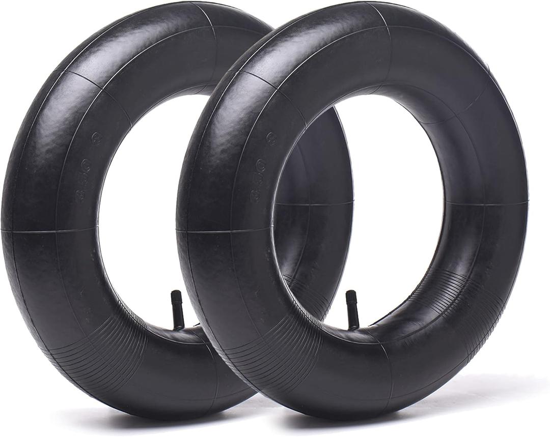 2 Pack 3.00/3.50-8 Replacement Inner Tubes for pneumatic wheelbarrow wheel,cart wheel, garden cart, wagons - Made From Heavy Duty, Thick Premium Rubber