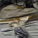 Efluky Slim Laundry Basket, Narrow Laundry Hamper with Handles, Collapsible Dirty Clothes Hamper, Tall Laundry Bin for Laundry Room, Dorm and Bedroom, 12.7 Gallons(48L) Beige