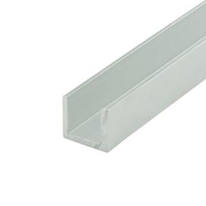 Outwater Mill Finish 1/2'' Inside Dimension Aluminum U-Channel 36'' Length (Pack of 4) Alu847-M C-Channel