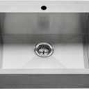 American Standard 18SB.9252211.075 Edgewater Zero Radius Dual Mount 25x22 single Bowlwithgrid & Drain, Stainless Steel