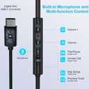Samsung Earbuds Wired USB C for Galaxy S26 S25 S24 Ultra/S24 FE/S23/S22/S21/S20,Type C Wired Headphones with Microphone Earphones for iPhone 17e/17 Pro/17 Air Pro Max/16/15,iPad,Pixel 10 9 8,One Plus9