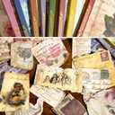 160 PCS Scrapbook Paper Packs for Journaling Supplies, Vintage Scrapbook supply for Junk Journal Bullet, Scrapbooking Materials for Journals Planners, Cottagecore Collage Album