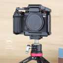 Leftfoto S5ii Camera Cage for Panasonic LUMIX S5 II / S5 IIX - Camera Protection Frame Rig with Arca Base,NATO Rail,ARRI Threads Compatibility with DJI RS2 Stabilizer- for Vlog Video Shooting