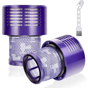 Vacuum Filter Replacements for Dyson V10 Cyclone Series, V10 Animal, V10 Absolute, V10 Total Clean, SV12, Part No. 969082-01