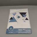 BLISSFORD Satin Pillowcase with Zipper, for Hair and Skin Care, Feels Soft and Cool Like a Silk Pillowcase, Satin Pillow Cases 2 Pack, Slik Pillow Cover, Sage Green -King Size -Set of 2, 37"L x 21"W