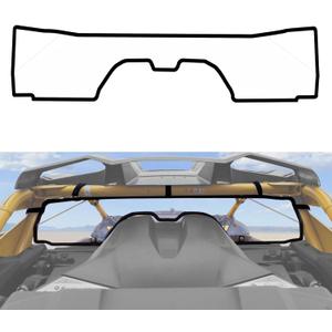 Rear Windshield for 2024 Can-Am Maverick R, Hard Coated Polycarbonate Rear Windshield Windscreen Window for Can Am Maverick R/ R X/ R X RS All Models 2024 2025 Accessories