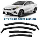 Rain Guards Vent Visors Shade for 2019-2025 Kia Forte SHATTERPROOF