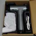 Massage Gun Deep Tissue, Handheld Electric Muscle Massager, High Intensity Percussion Massage Device for Pain Relief with 9 Attachments & 30 Speed(Grey)