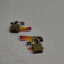 Master Lock Gold Outdoor Combination Lock, Heavy Duty Weather Resistant Padlock, Resettable Combination Lock for Outdoor Use 1.2 x 2 x 3.87 inches, 2 Pack, M175LFEC2