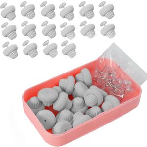 Duvet Cover Clips, Bedding Holders with Pins Ties for Fixing Comforter, Anti-Slip Quilts Corner Grips Safety Buckle to Keep Sheets Tight and Firm (Gray)