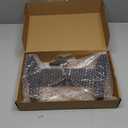 Seanmi Plant Stands for Indoor Plants, Bamboo Plant Stand, Mid Century Plant Holder, Adjustable Width, Fits 8 9 10 11 12 inches Pots - Dark Brown (Planter Stand Only)