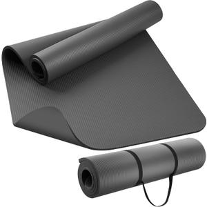KEEP Extra Thick NBR Yoga Mat for Women & Men, 15mm Thick, 72x32 Large Exercise Mat with Non-Slip Workout Mat for Yoga, Pilates, Stretching, Meditation Wide & Cushioned Fitness Mat