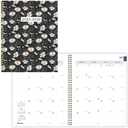 Blueline Essential Academic Monthly Planner, 14 Months, July 2025 to August 2026, Twin-Wire Binding, Poly Cover, 11" x 8.5", Blossom Design, White (CA714PG.01-26)