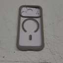 Miracase Magnetic for iPhone 17 Pro Case 6.3" [Compatible with MagSafe] Full-Body Phone Case with Built-in Glass Screen Protector & Camera Control,Drop Proof iPhone 17 Pro Cover, Grey Titanium