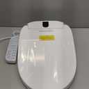 WONDERSKY Elongated Bidet Toilet Seat, Smart Heated Toilet Seat with Warm Water and Dryer, Soft Close Bidet Seat with Adjustable Temperature, Stainless Steel Nozzle