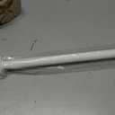 Ivilon Tension Curtain Rod - Spring Tension Rod for Windows or Shower, 36 to 54 Inch. Ivory