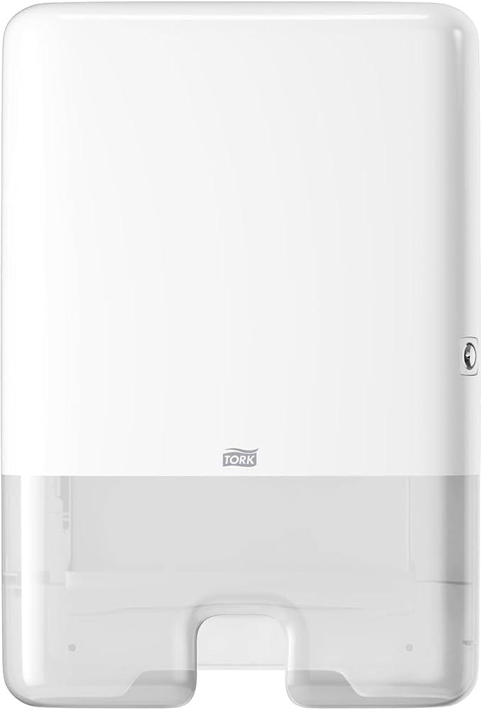 Tork Xpress Multifold Hand Towel Dispenser White H2, Slim, One-at-a-Time Dispensing, Elevation Design, 553020